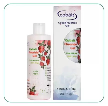 ژل فلوراید توت فرنگی Fluoride gel برند cobalt