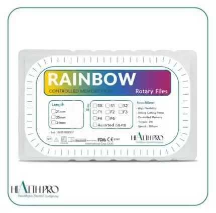 فایل روتاری رنگین کمانی Rainbow برند HealthPro Dental